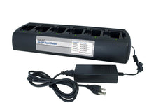 Load image into Gallery viewer, 6 Motorola CP200 16 Channel UHF Radios with Gang Charger, Promax Batteries & Surveillance Sets