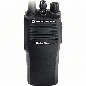 Motorola CP200 4 Channel Radio (Refurbished) UHF 438-470 MHz With Promax Battery